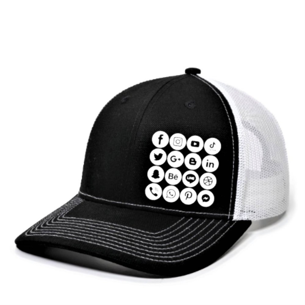 Social Media Junkie Modern Snapback Hat